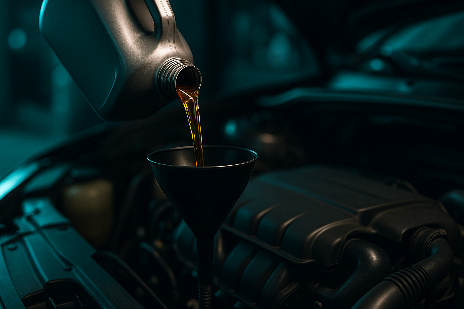 Замена масла в двигателе